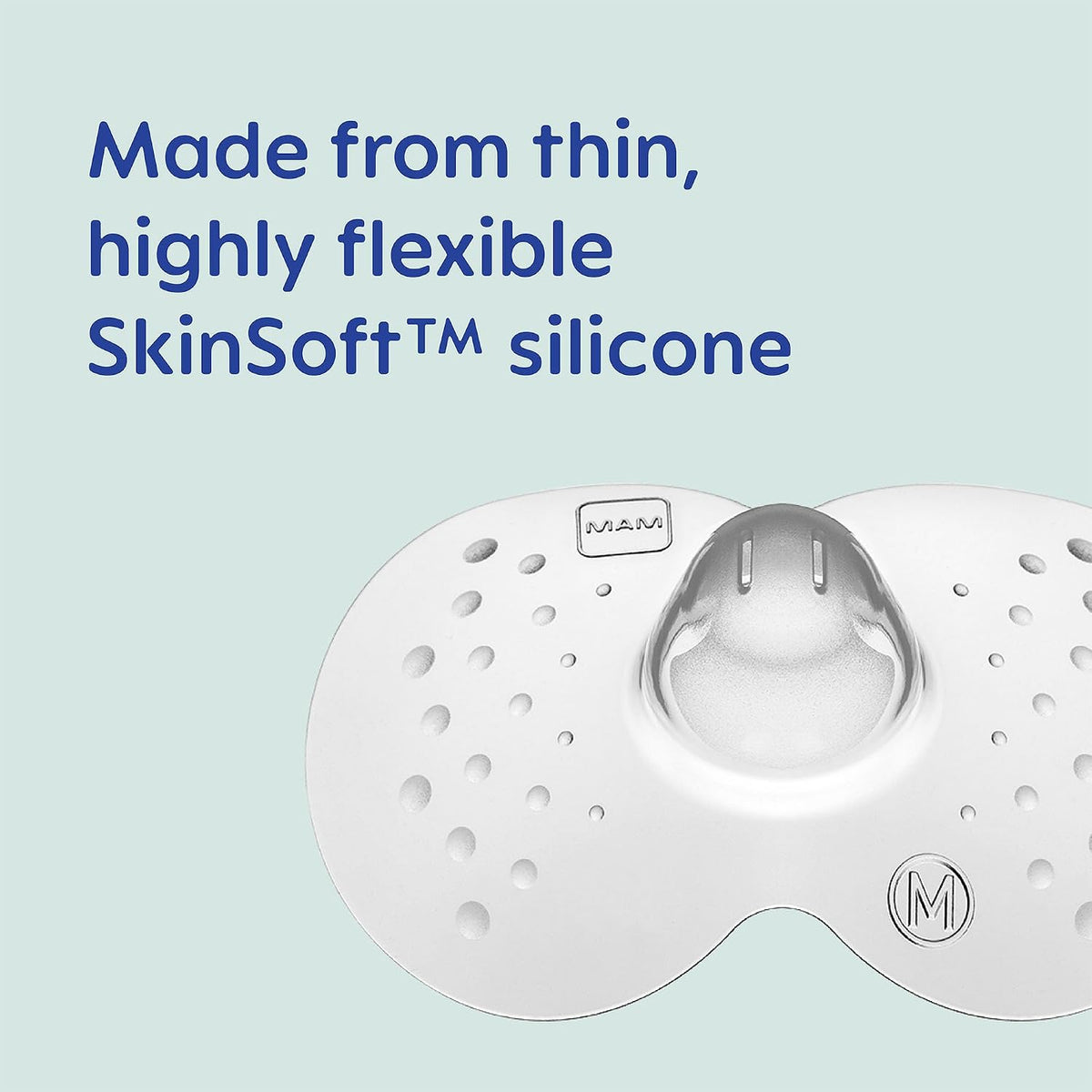 MAM Nipple Shield, 2 Pack, Medium, Sterilisable Case