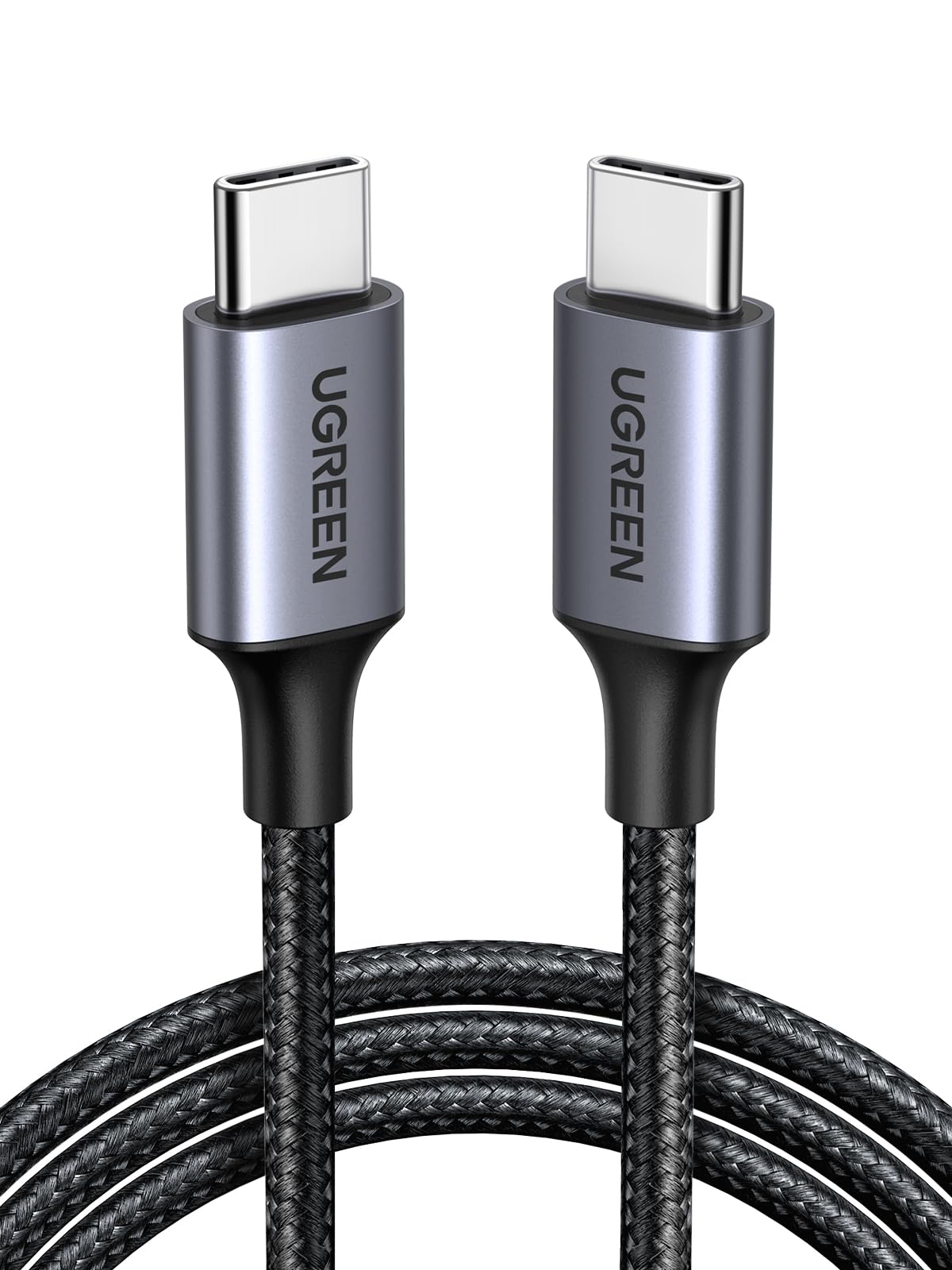 UGREEN 60W USB C to USB-C Charger Cable, Nylon Braided, 2M