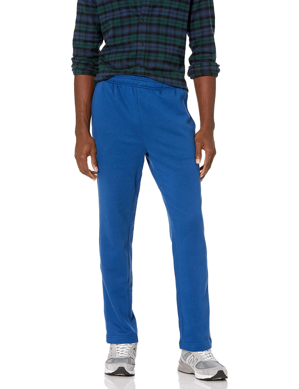 Amazon Essentials Men's Fleece Open Bottom Sweatpant (Available in Big and Tall)