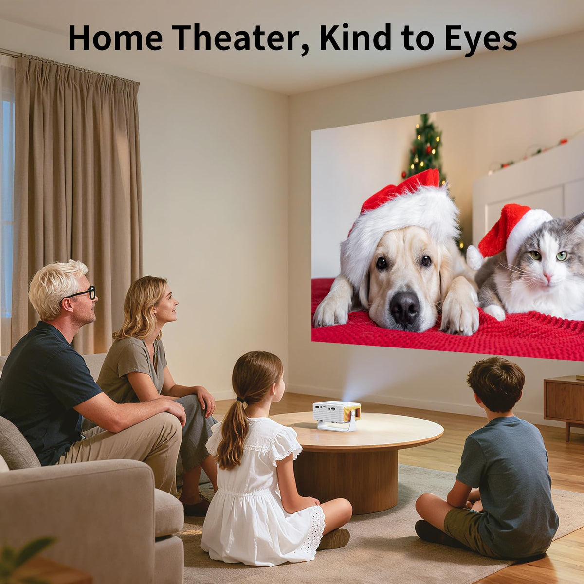 Yoton Y3 Mini Projector, 317g Ultra-Portable, 360° Rotating, Auto Keystone