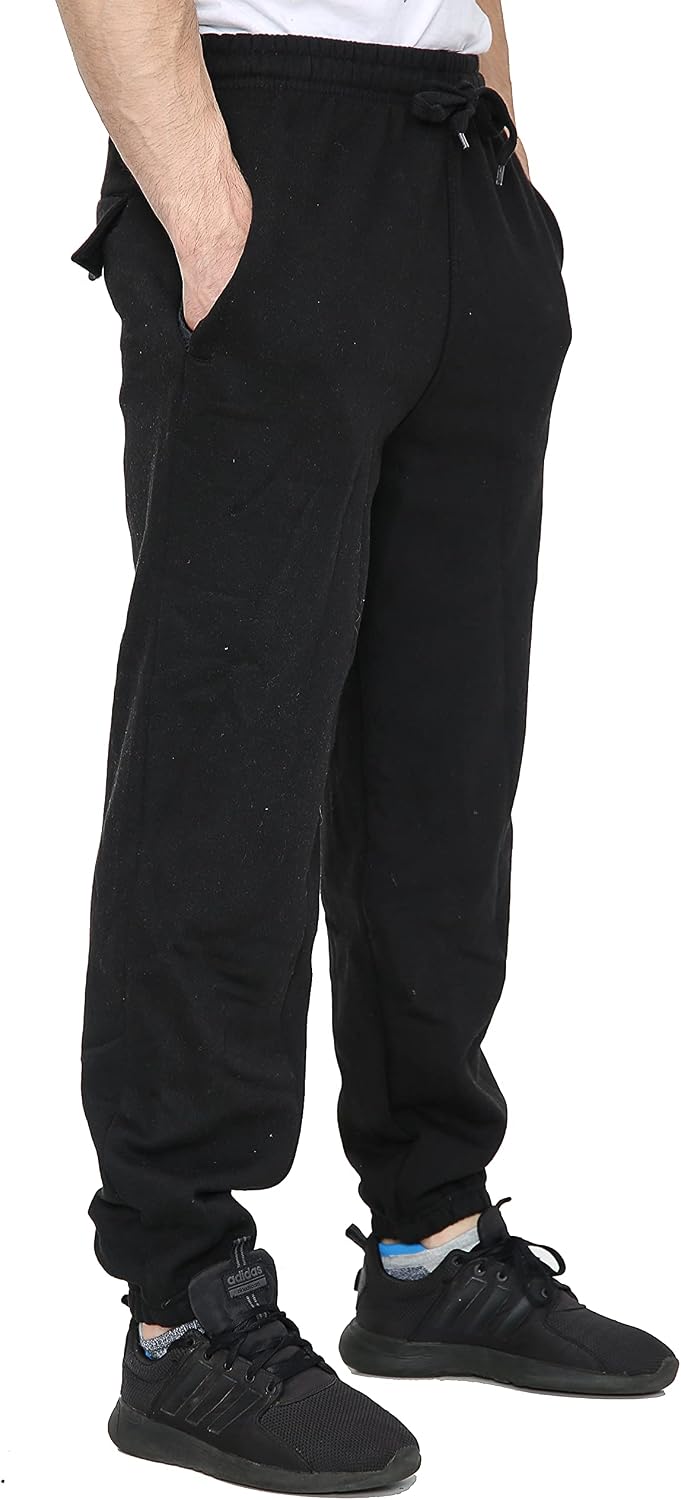 SKYTEX UK Mens Fleece Jogging Bottoms Pants Trousers Casual Sizes S - 8XL, 4 Colours