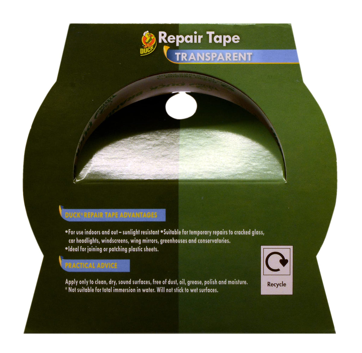 Duck Tape Original Black, 50mm x 25m. The original high strength waterproof gaffer and duct adhesive cloth repair tape