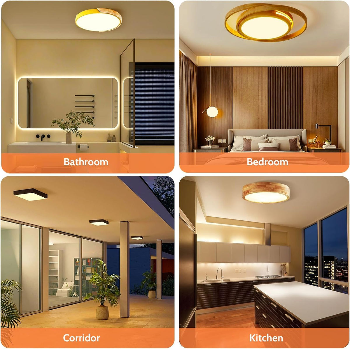 Akynite 16W 2D Square 2-Pin GR8 Cap Daylight White 6500k Compact Fluorescent Lamp, AC 230V, CFL 2 Pin Light Bulb, not dimmable, GR8 DD Flat Butterfly Bulb for Flush Ceiling Light, 1 Pack