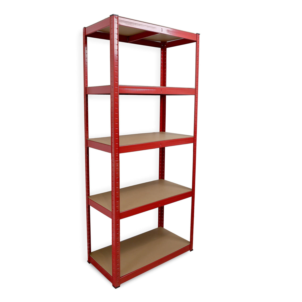 DIVCHI 5 Tier Storage Rack Heavy Duty Shelving Aluminium Garage Shelves Shed Storage Racking Shelf For Warehouse Workshop & Office (Black, Pack of 1) Up to Maximum 175 kg Per Shelf