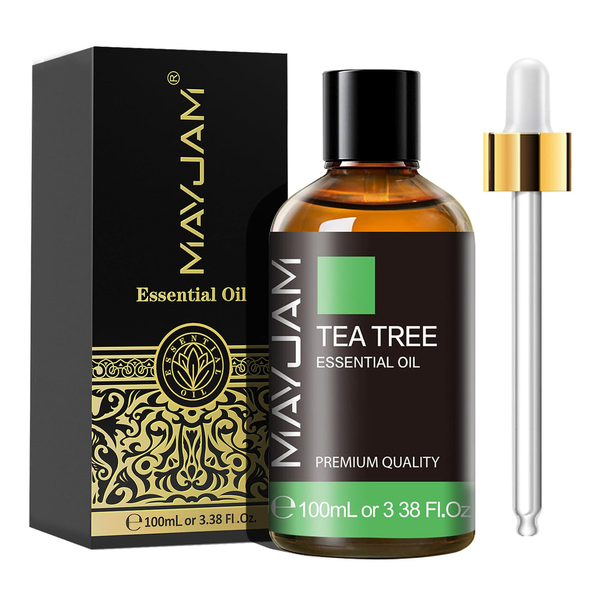 MAYJAM Peppermint Essential Oil 100ML - Premium Diffuser Oil