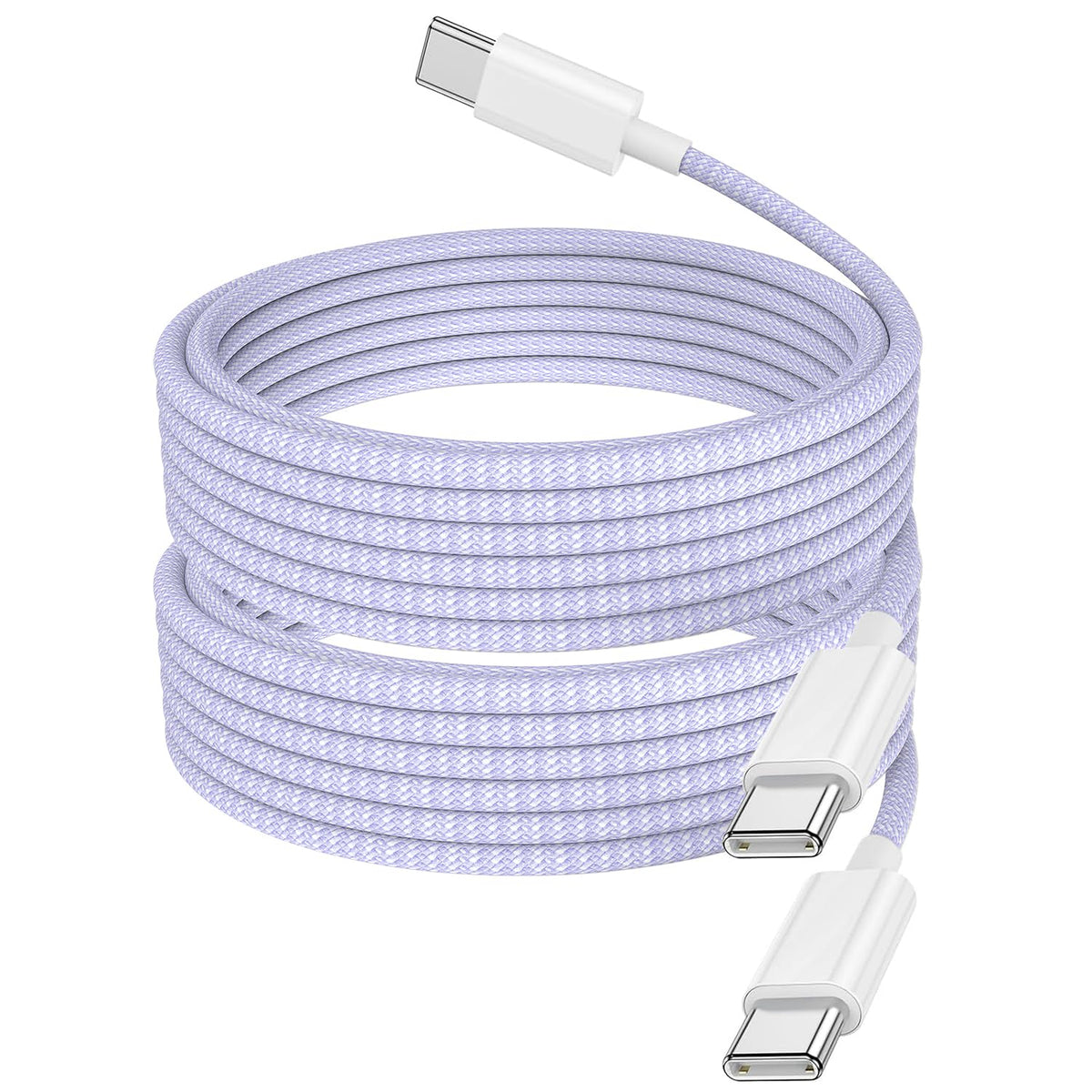 USB C Charger Cable, 2Pack 2M Braided iPhone Cable USB C to C Fast Charging for Apple iPhone 17 16 15 Pro Max Pro Plus, for iPad Pro/Air/Mini, for MacBook Air/Pro, for Samsung Galaxy Series and more