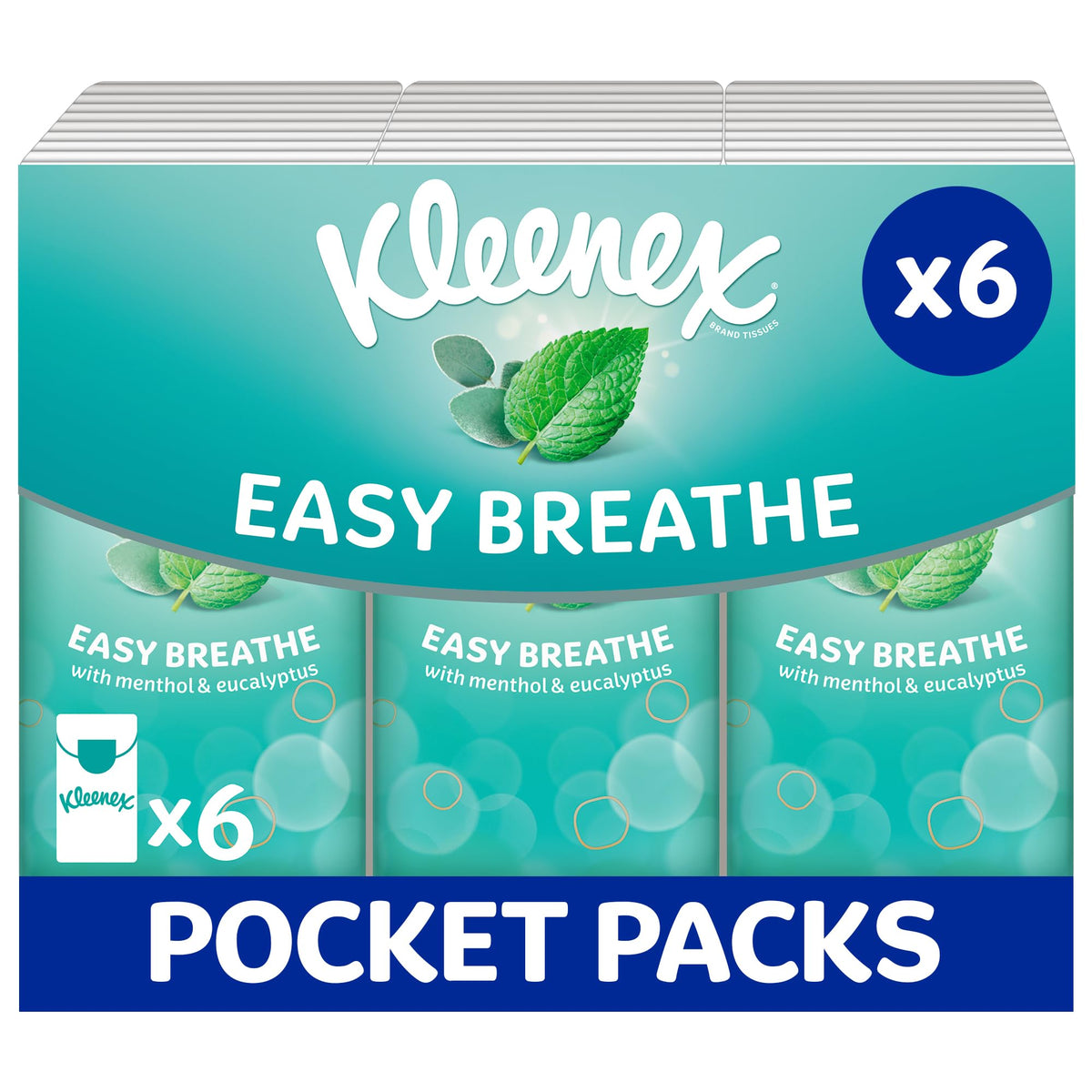 Kleenex Balsam Travel Tissues - Multipack 8 Tissue Packs