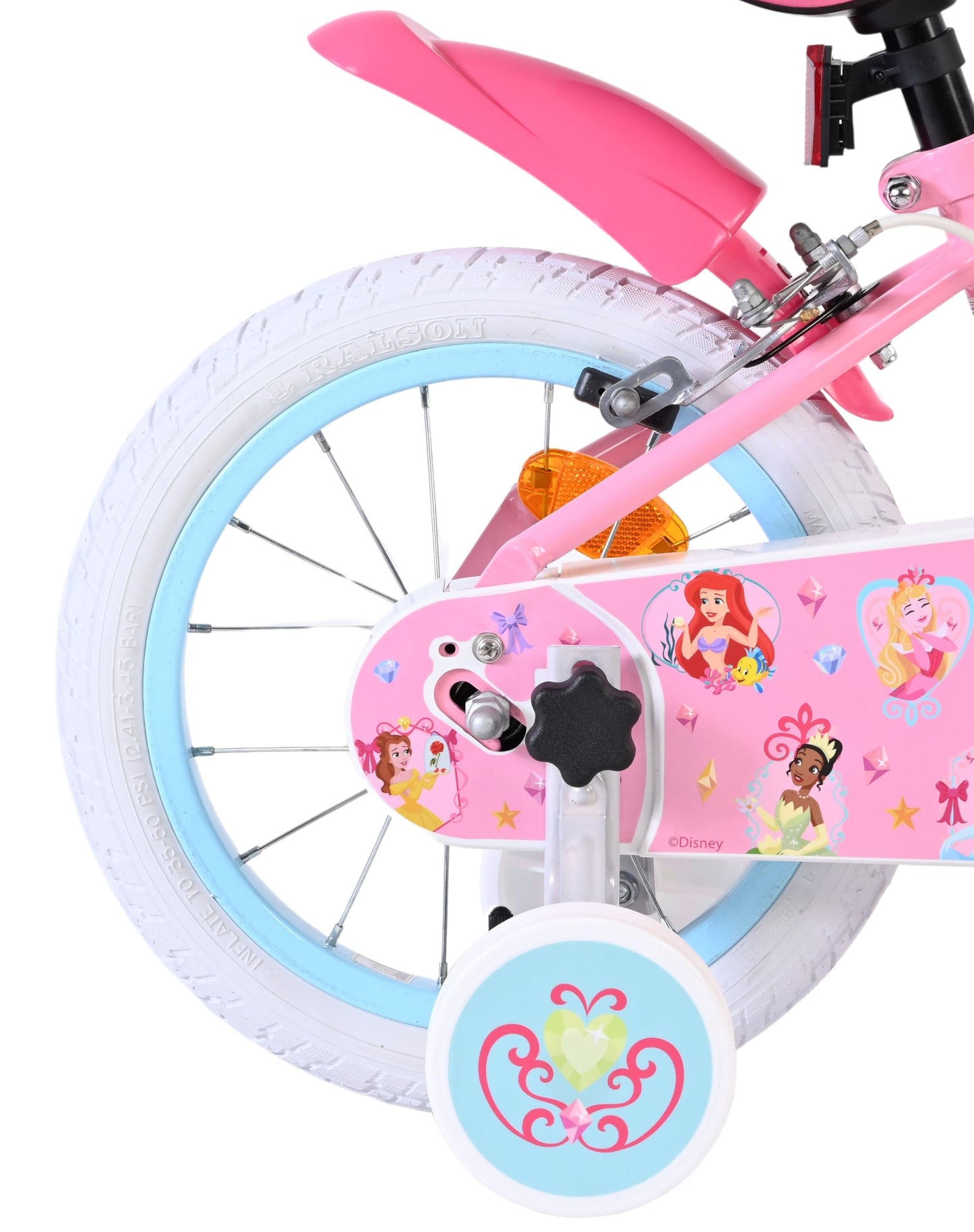 Volare Official Marvel Spider-Man Kids Bike 12" with Stabilisers — Ages 3-4