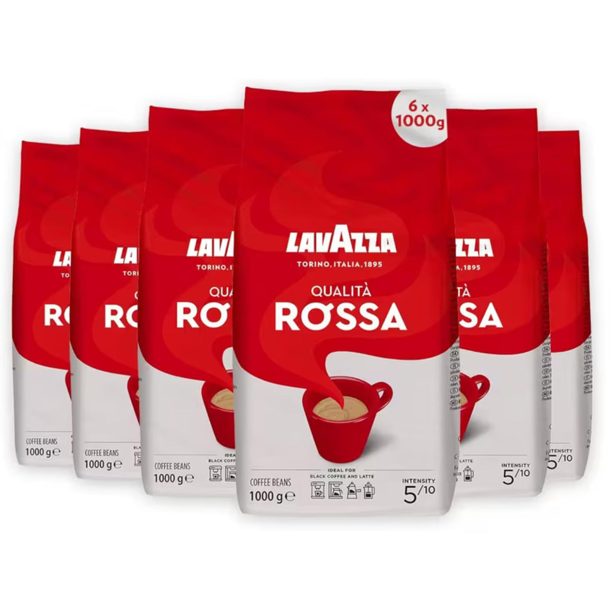 Lavazza, Qualità Rossa Coffee Beans, 1 kg