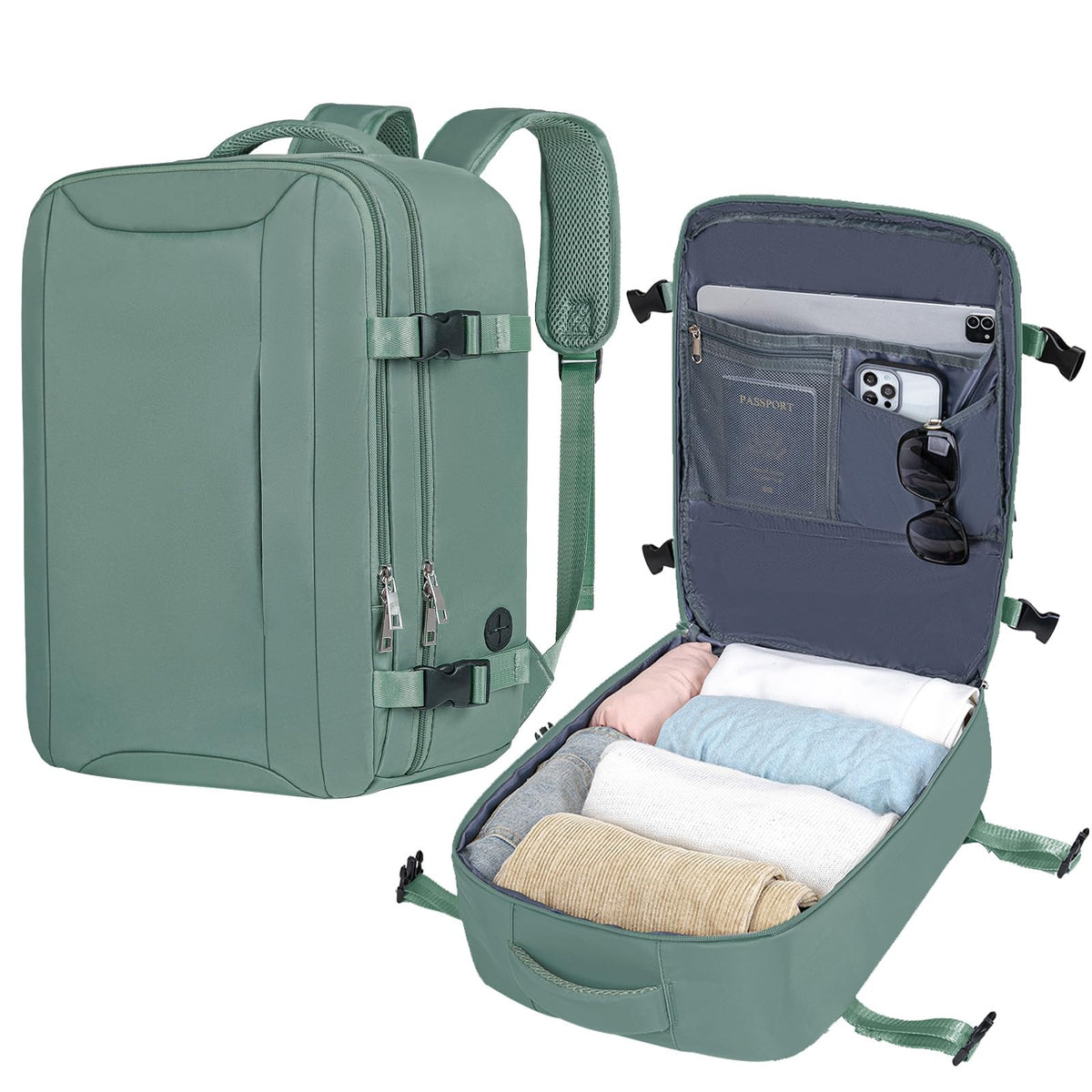Lossga for Ryanair Cabin Bags 40x30x20,Cabin Bag Travel Backpack