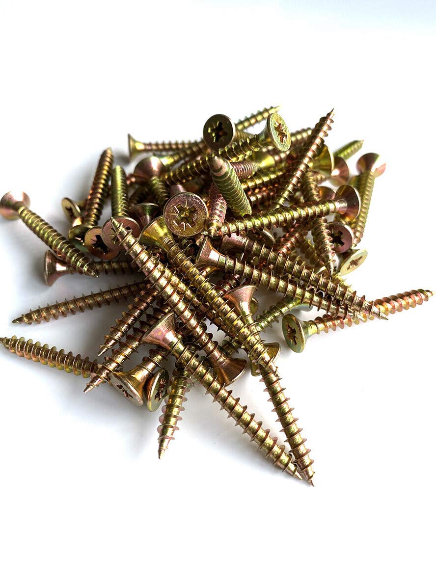 ForgeFix Multi-Purpose Single Thread Screws | 3.5 x 40mm | Zinc | Box 200