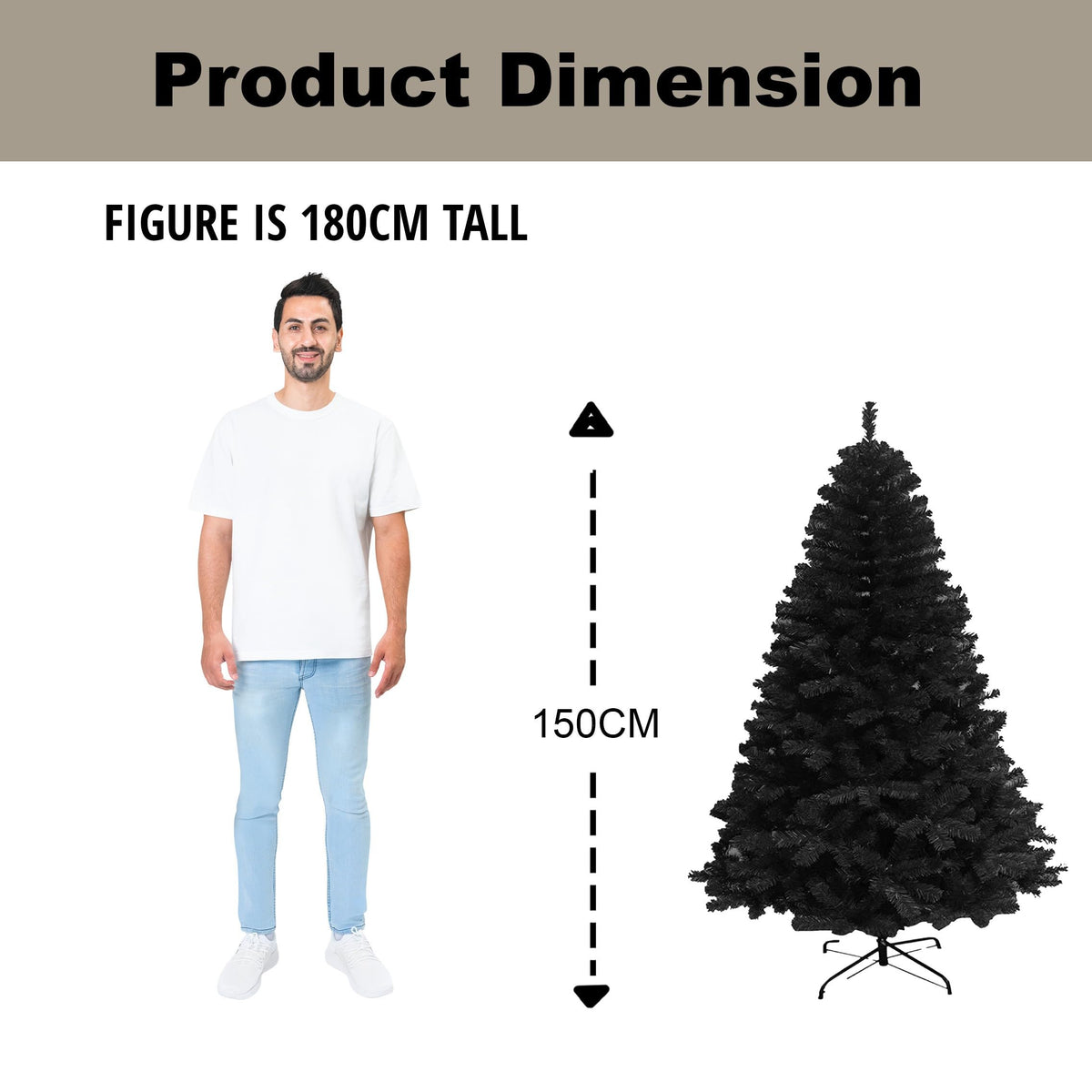 SHATCHI 6ft/1.8m Alaskan Pine Green Artificial Christmas Tree Bushy 550 Tips Xmas Home Decorationations Decorations