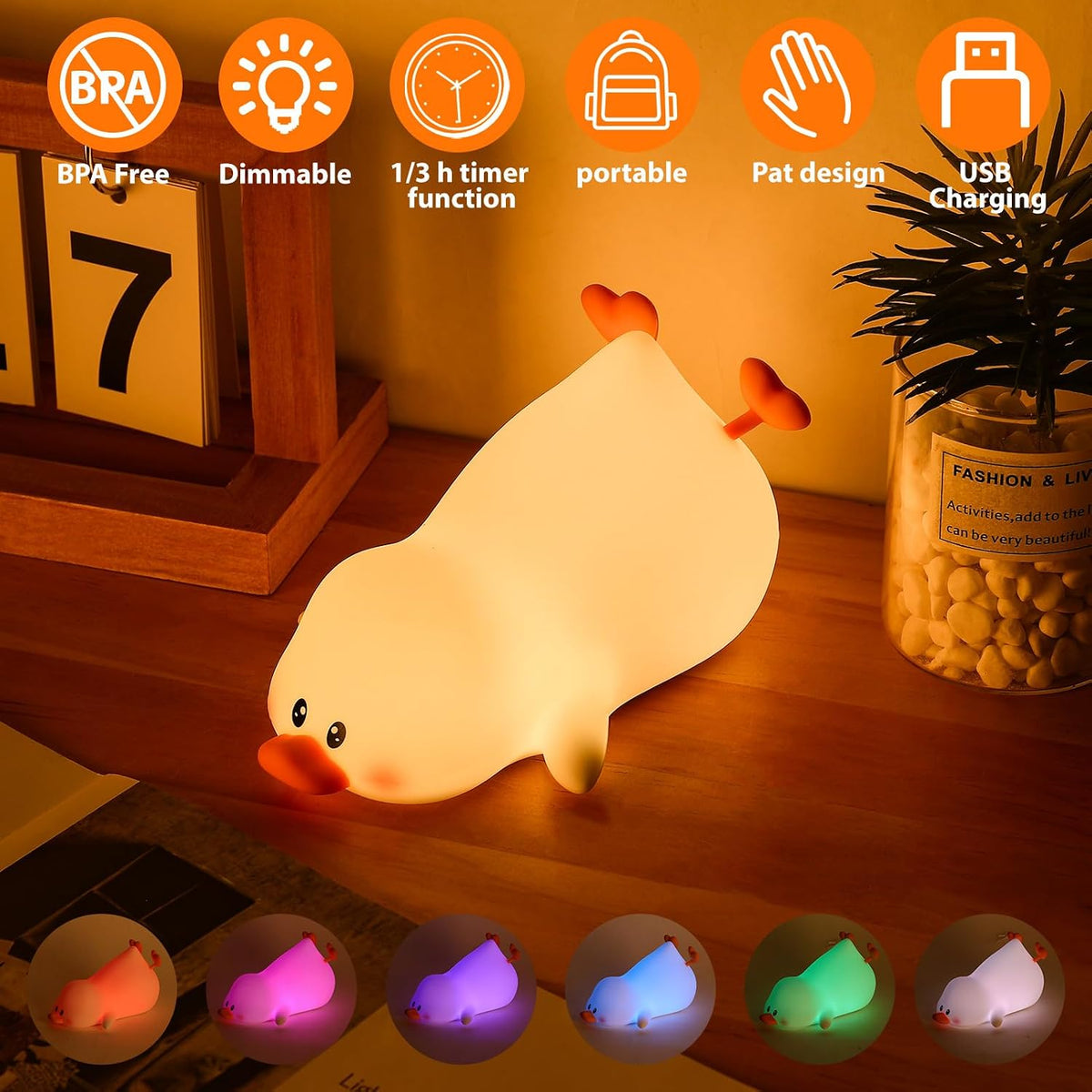 ZKLiLi Cat Night Light for Kids,Cute Night Lamp for Nursery,Squishy Silicone Touch Lights Portable, Gift for Birthday and Christmas for Kids Baby Children (Battery Cat)