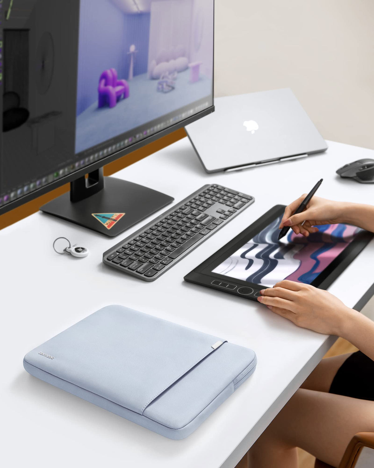 tomtoc 360° Protective Laptop Sleeve for 14-inch MacBook Pro M5 Pro/Max