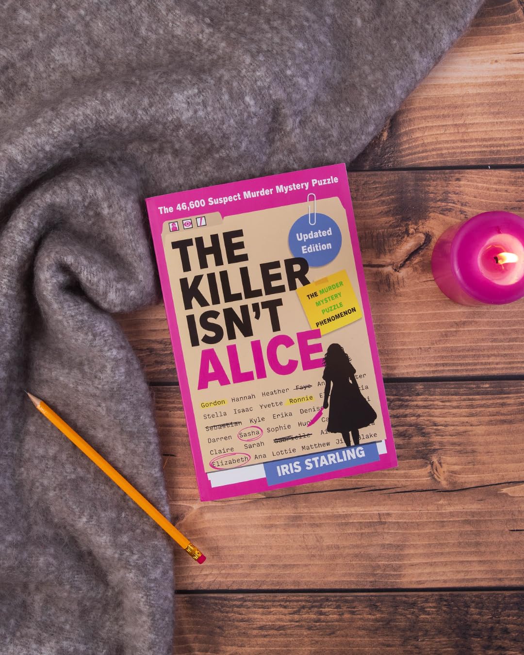 The Killer Isn't Alice: The Bestselling Interactive Murder Mystery Puzzle Book - 46,600 Suspects, 1 Killer. Can You Solve the Crime?
