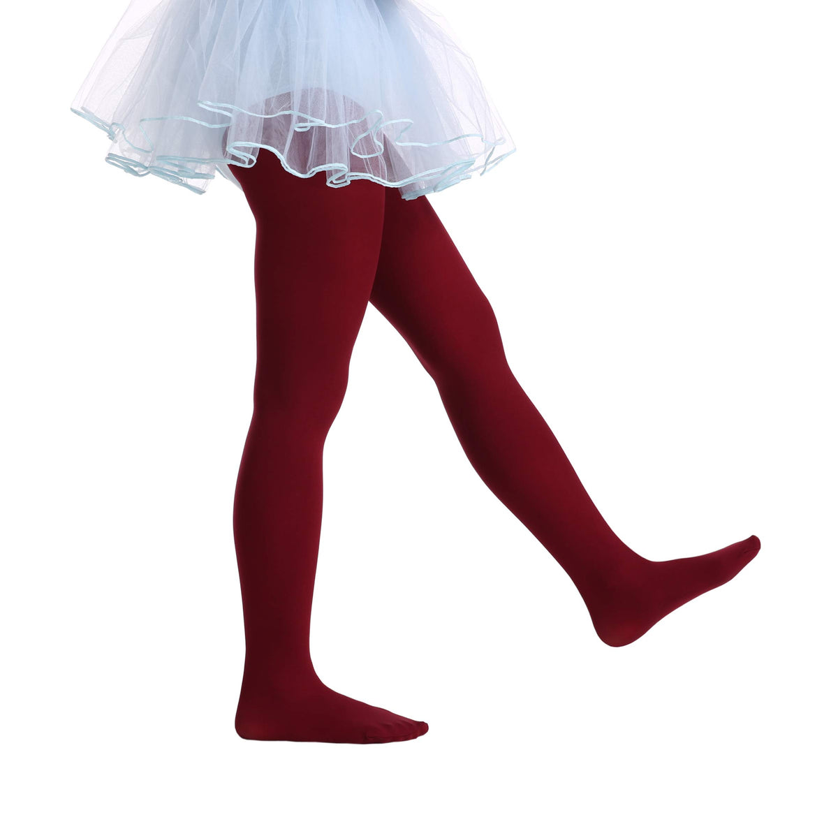 EVERSWE Girls Semi Opaque Tights, 40D Microfiber Tights