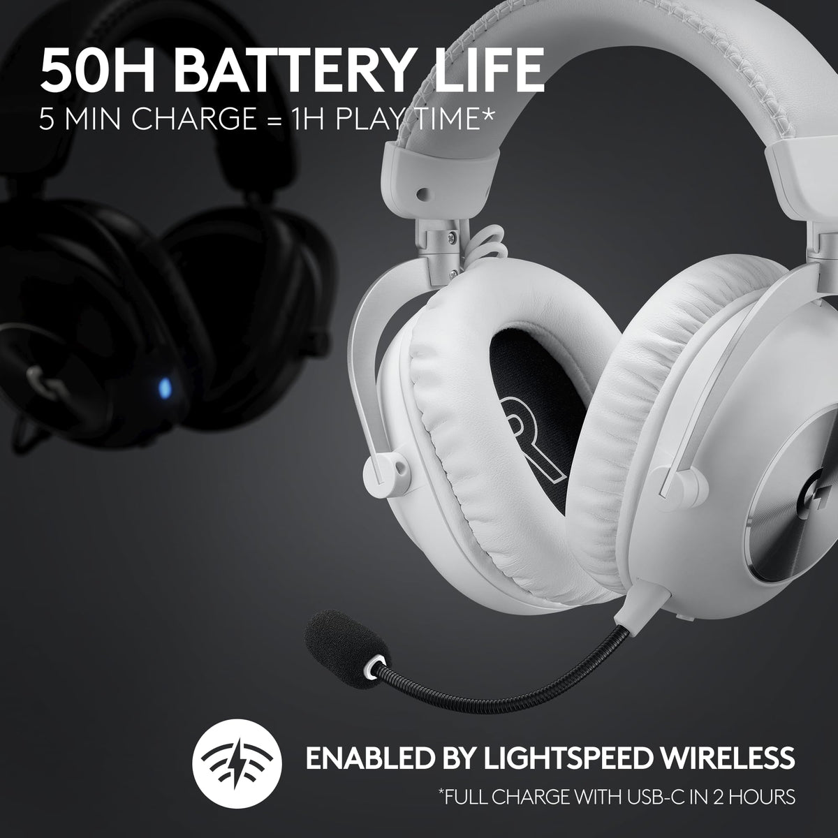 Logitech G PRO X 2 LIGHTSPEED Wireless Gaming Headset (Black)