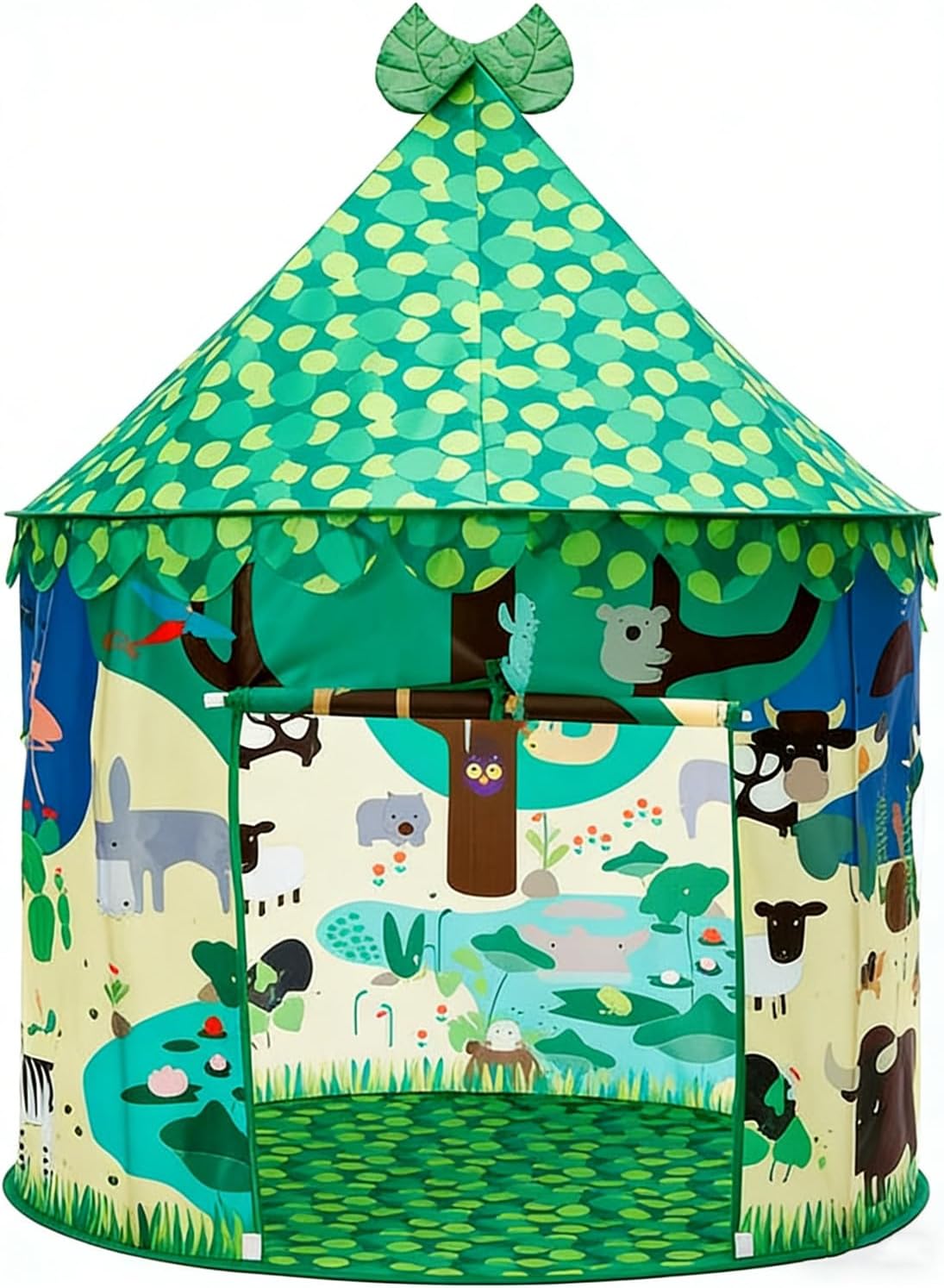 Kids Play Tent, Pop Up Tent for Kids for Indoor and Outdoor Fun, Toy for Girls, Playhouse, Unique Yurt Design