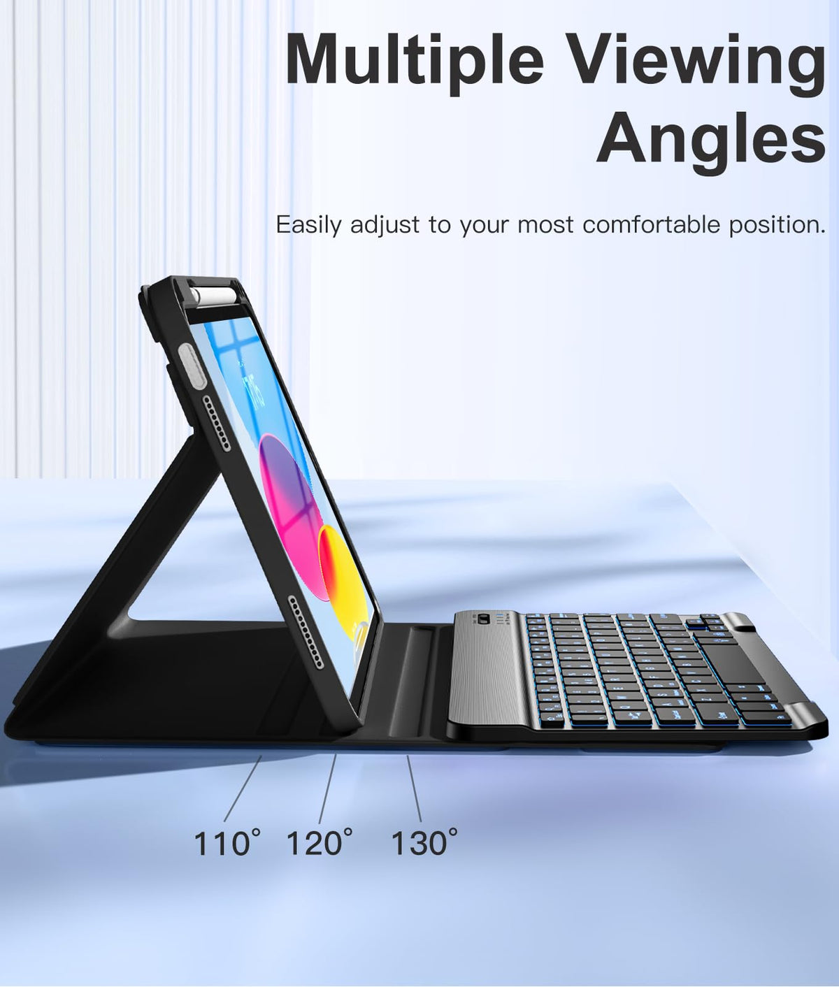 Vobafe Keyboard Case for iPad A16 11th Generation 11 inch/10th Gen 10.9"