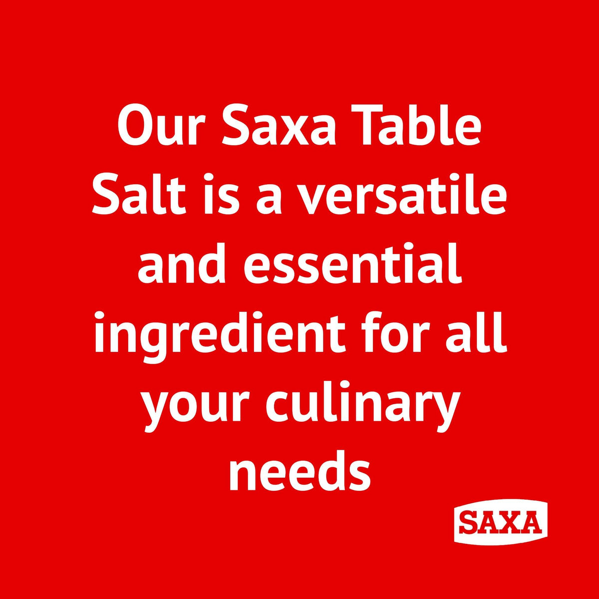 Saxa Fine Table Salt for Table & Cooking, 750 g Drum (1-Pack)