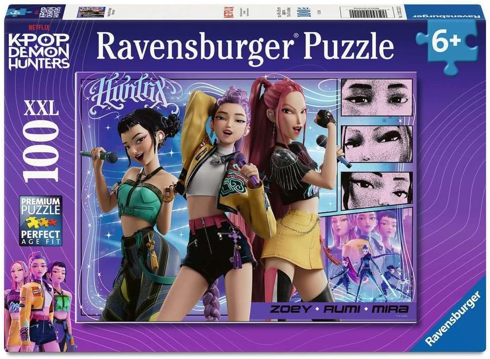 Ravensburger K-Pop Demon Hunters 100 Piece XXL Jigsaw for Kids Ages 6+ Large Format Character Puzzle