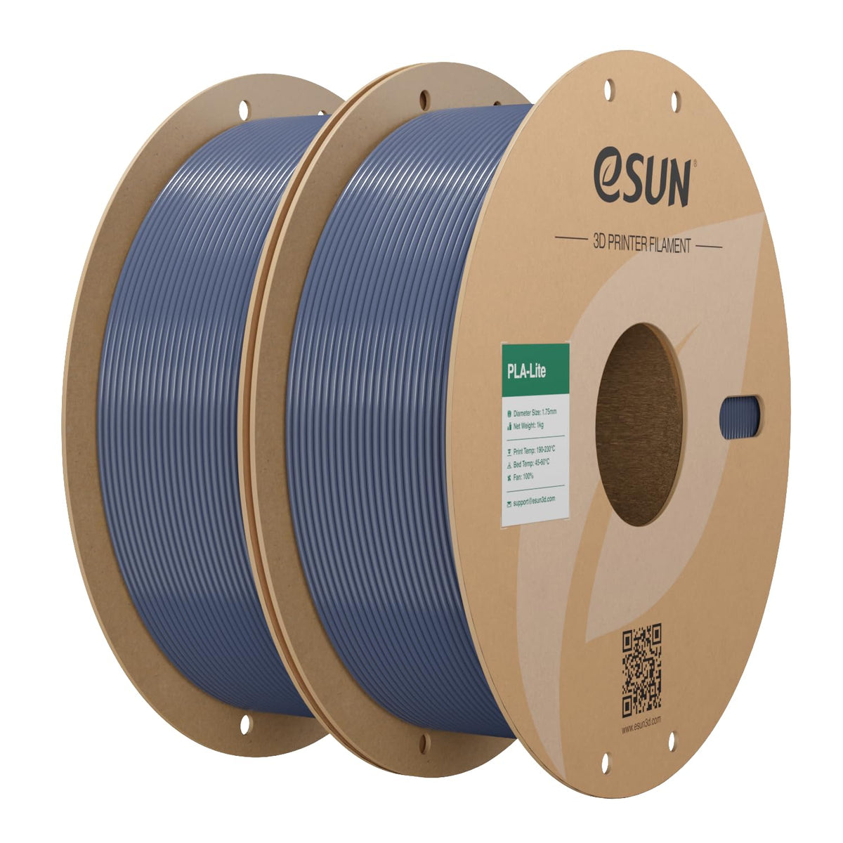 eSUN PLA Filament 1.75mm 1KG(2.2LBS), 3D Printer Filament PLA, Black