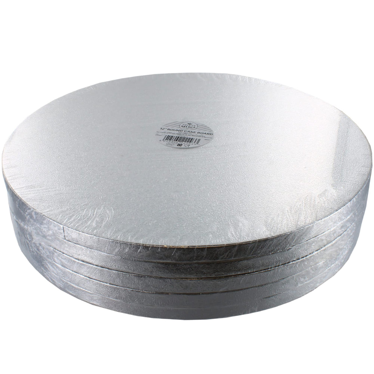 Culpitt Select 10" Cake Boards, Square, 12mm Thick Lightweight Presentation Plate For Celebration Desserts, Birthday Treats, Cupcakes, and More! Strong, 10 Inch, Pack Of 5