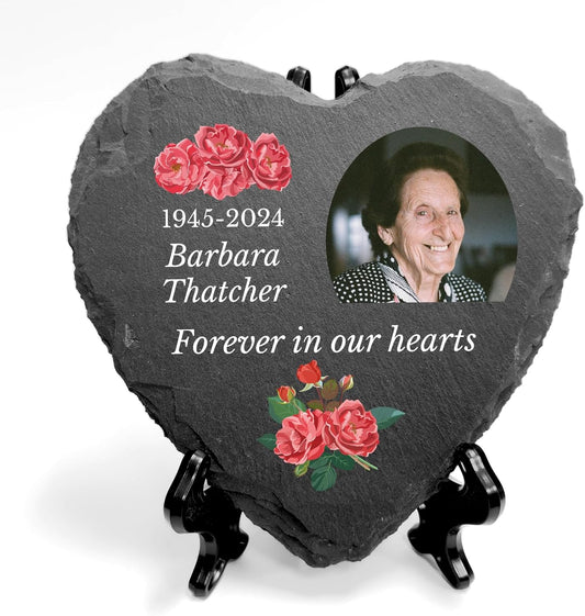 You Personalise UV Printed Photo Memorial Grave Marker Personalised Photo