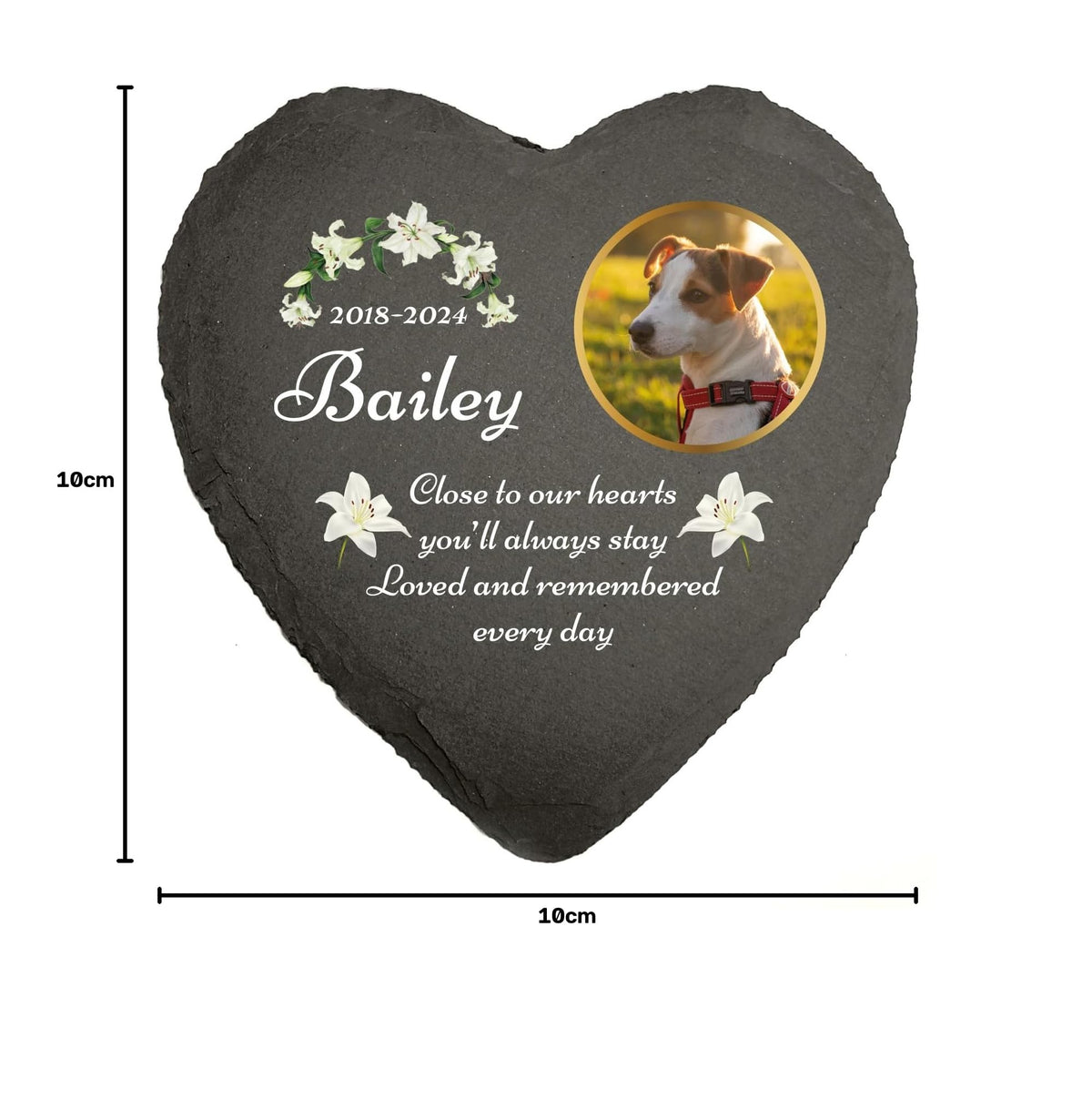 You Personalise UV Printed Photo Memorial Grave Marker Personalised Photo