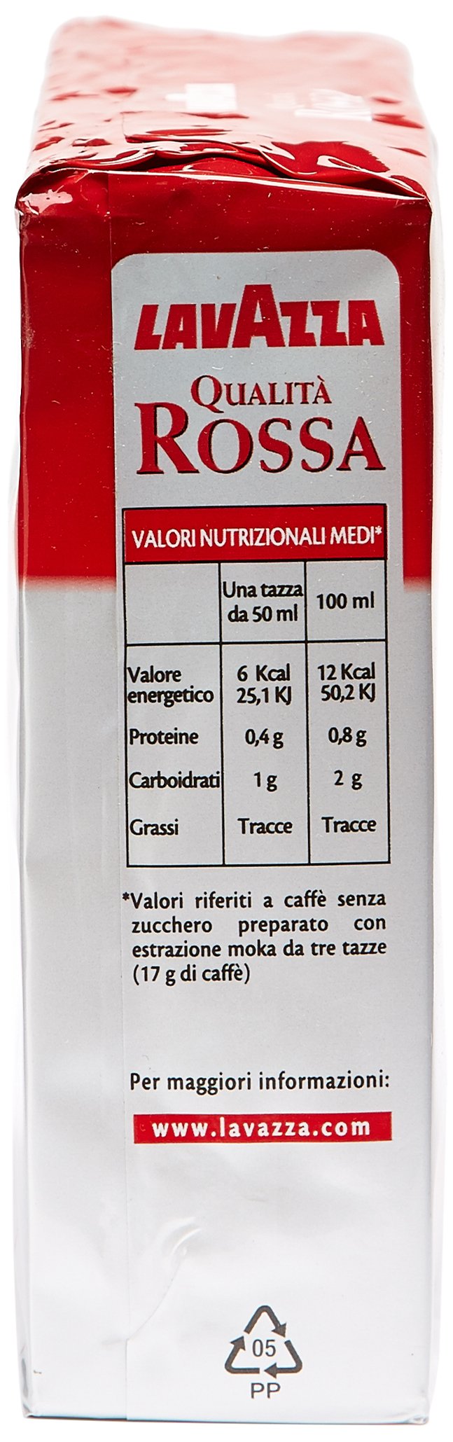 Lavazza Qualità Rossa, Ground Coffee Espresso 500 g (Pack of 2)