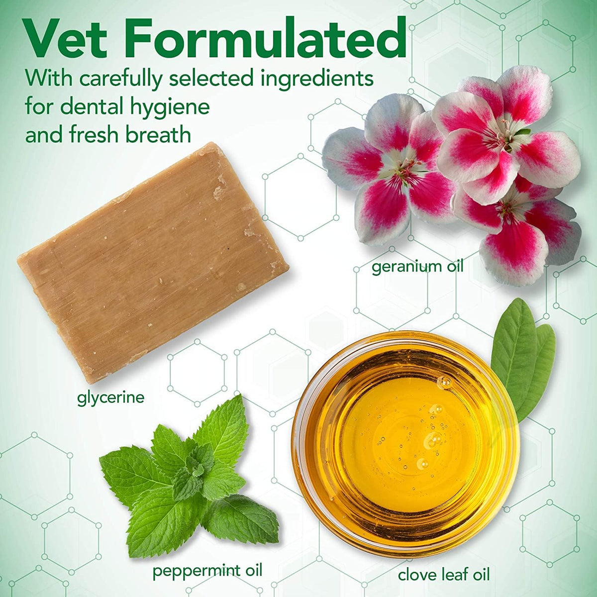 Vet's Best Dental Care Finger Wipes. 50 Disposable Wipes
