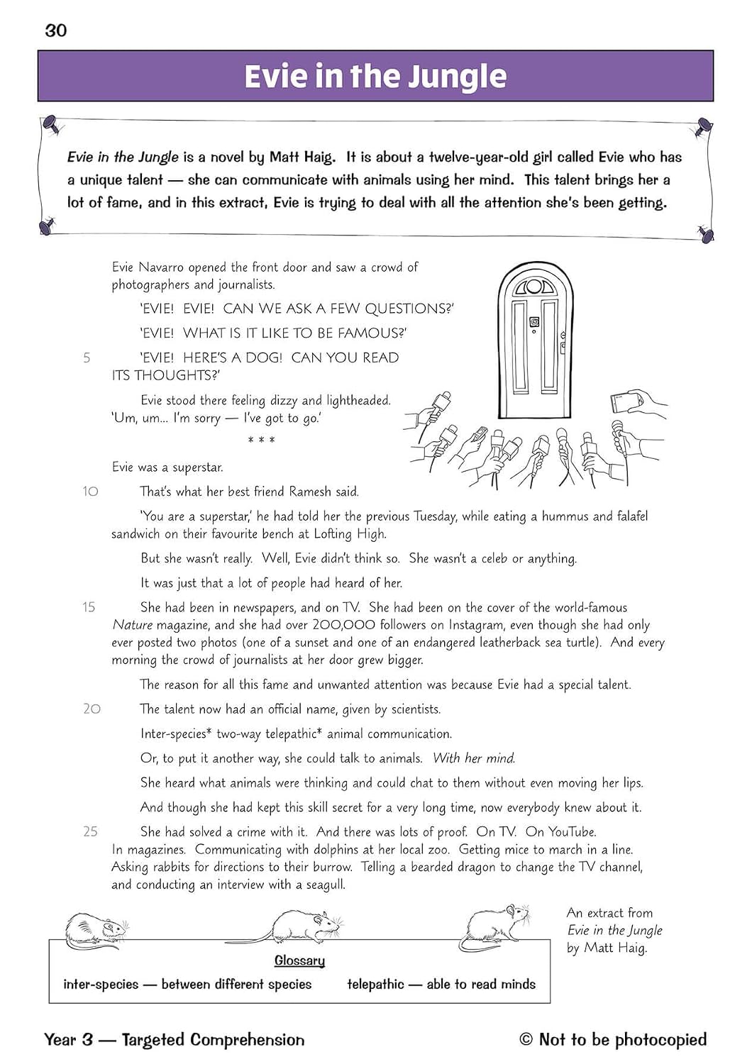 KS2 English Year 3 Reading Comprehension Targeted Question Book - Book 1 (with Answers) (CGP Year 3 English)