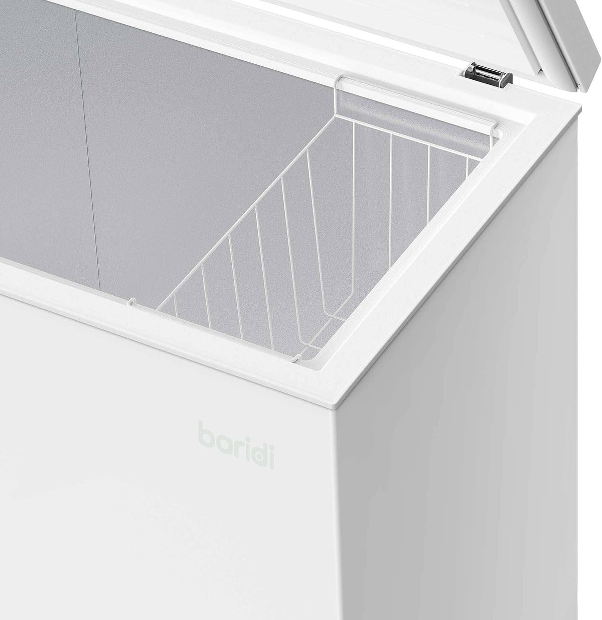 Baridi 299L Freestanding Chest Freezer with Adjustable Thermostat, Black - DH261