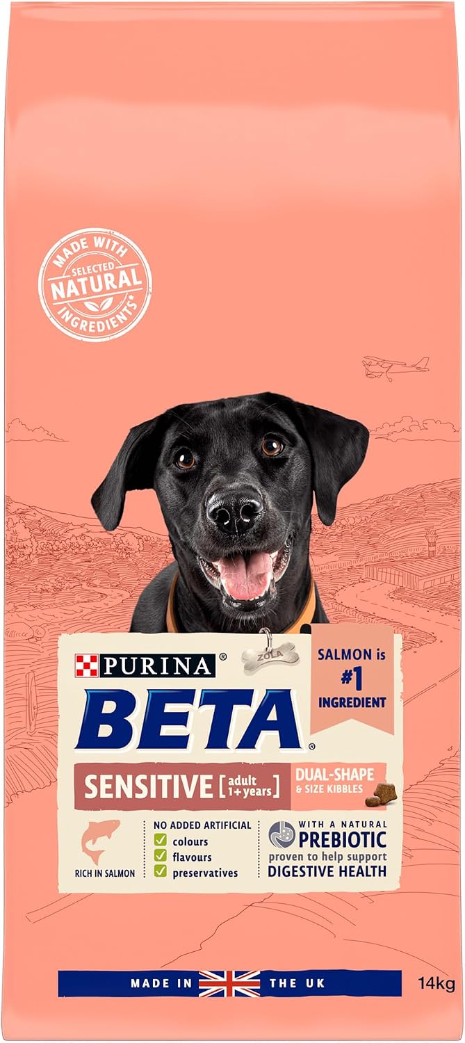 BETA Adult Sensitive Salmon Dry Dog Food 14kg