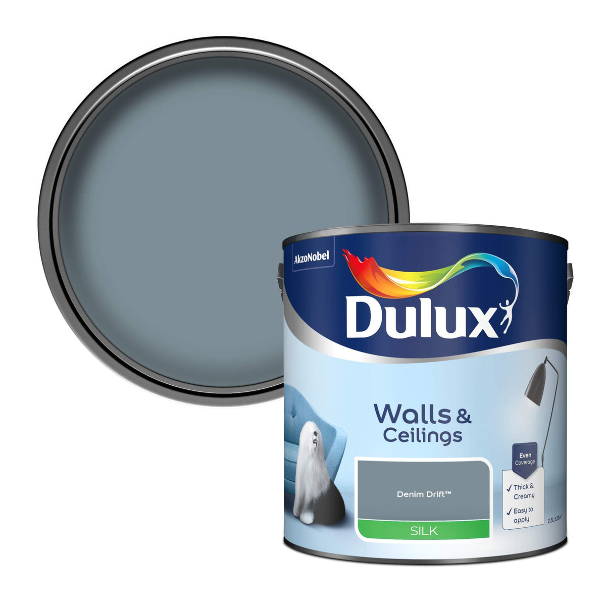Dulux Tester Paint, White Mist, 30 ml (Pack of 1)