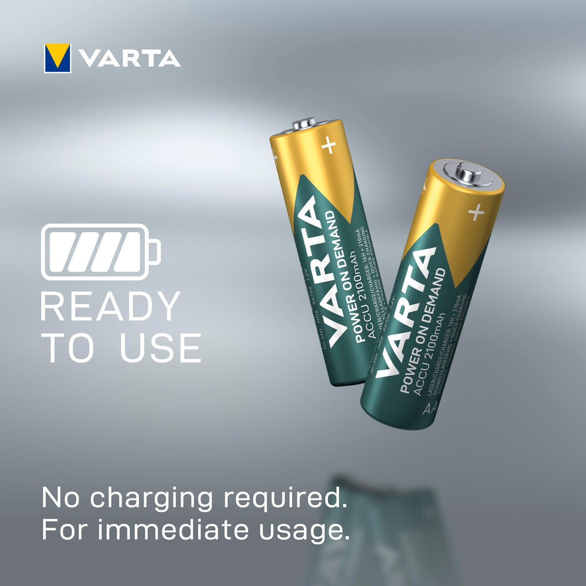 VARTA Batteries AA, Pack of 40, Power on Demand, Alkaline, 1.5 V