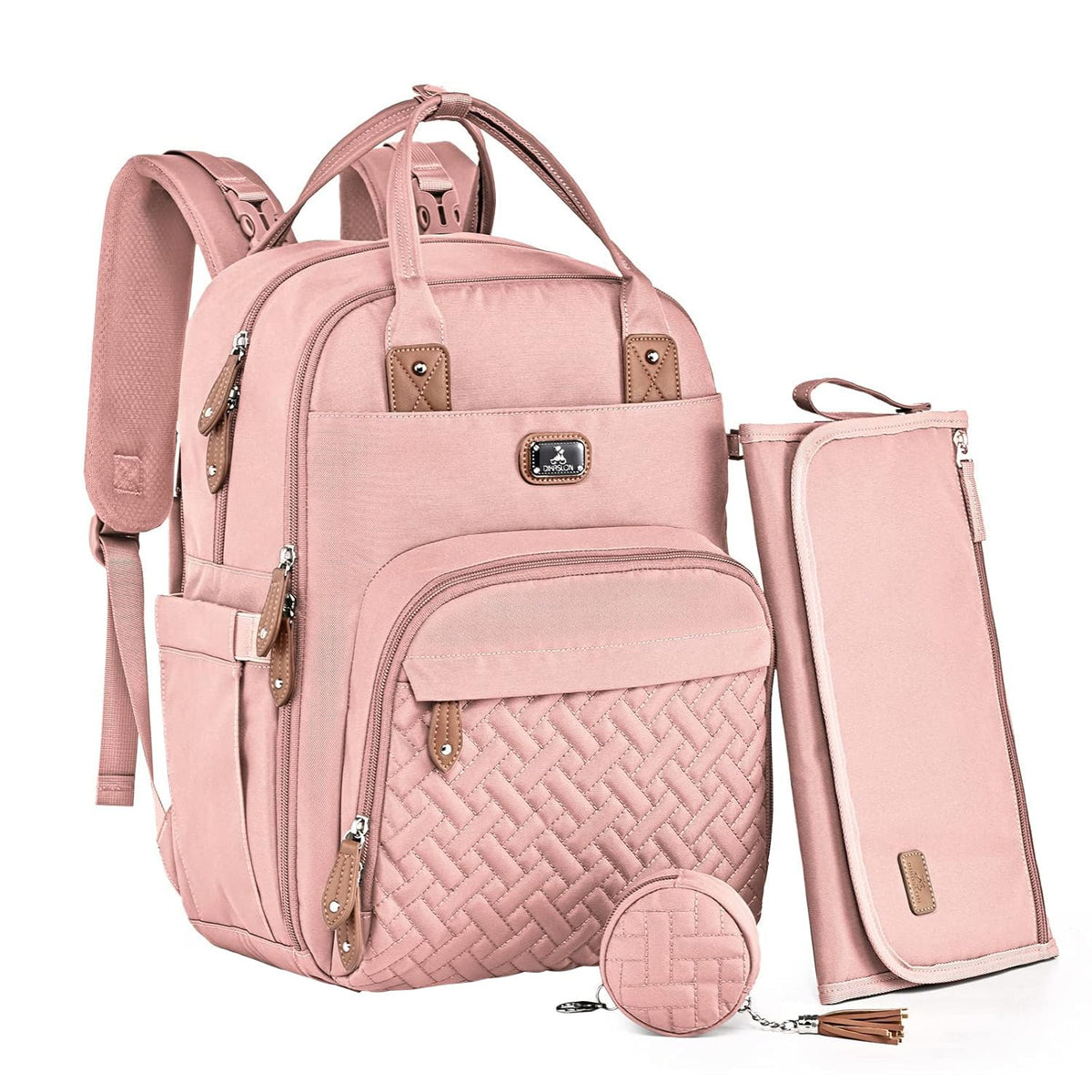 Dikaslon Baby Changing Bags Backpack, Large Baby Bag, 19 Pockets, Outdoors