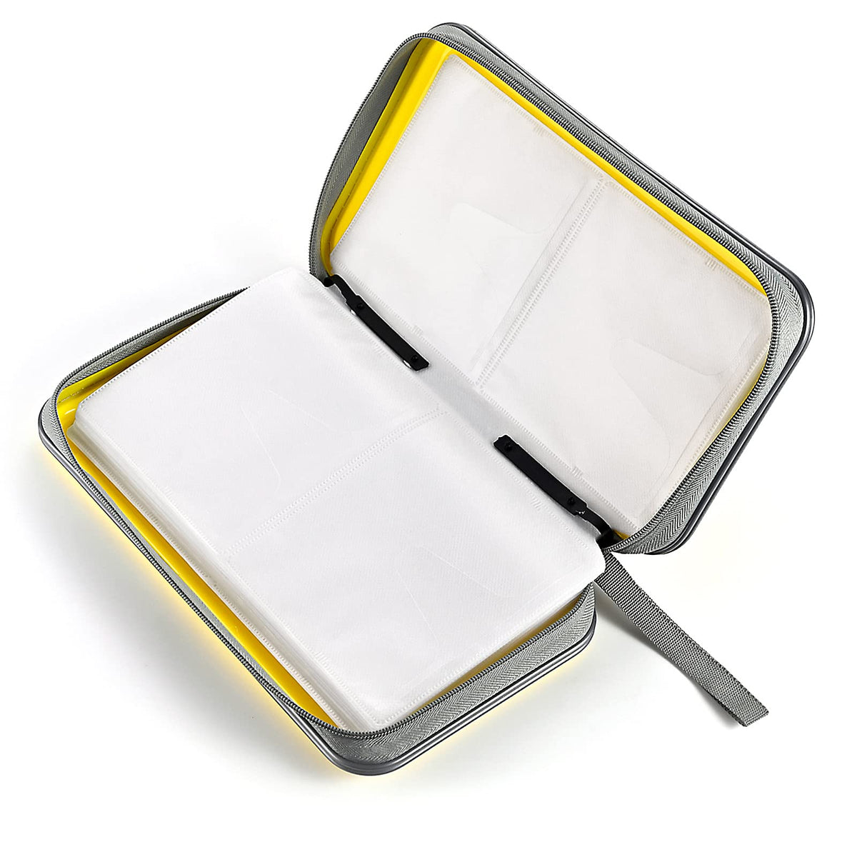 LIOVODE DVD Case, 96 Capacity CD Case Holder Organizer Disc Wallet for Car