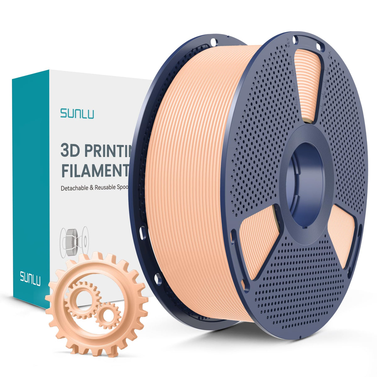 SUNLU Premium PLA+ Filament 1.75mm, Enhanced Durability and High Strength