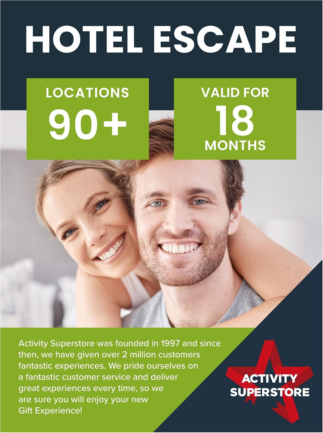 Activity Superstore 2 Night Hotel Escape Gift Voucher