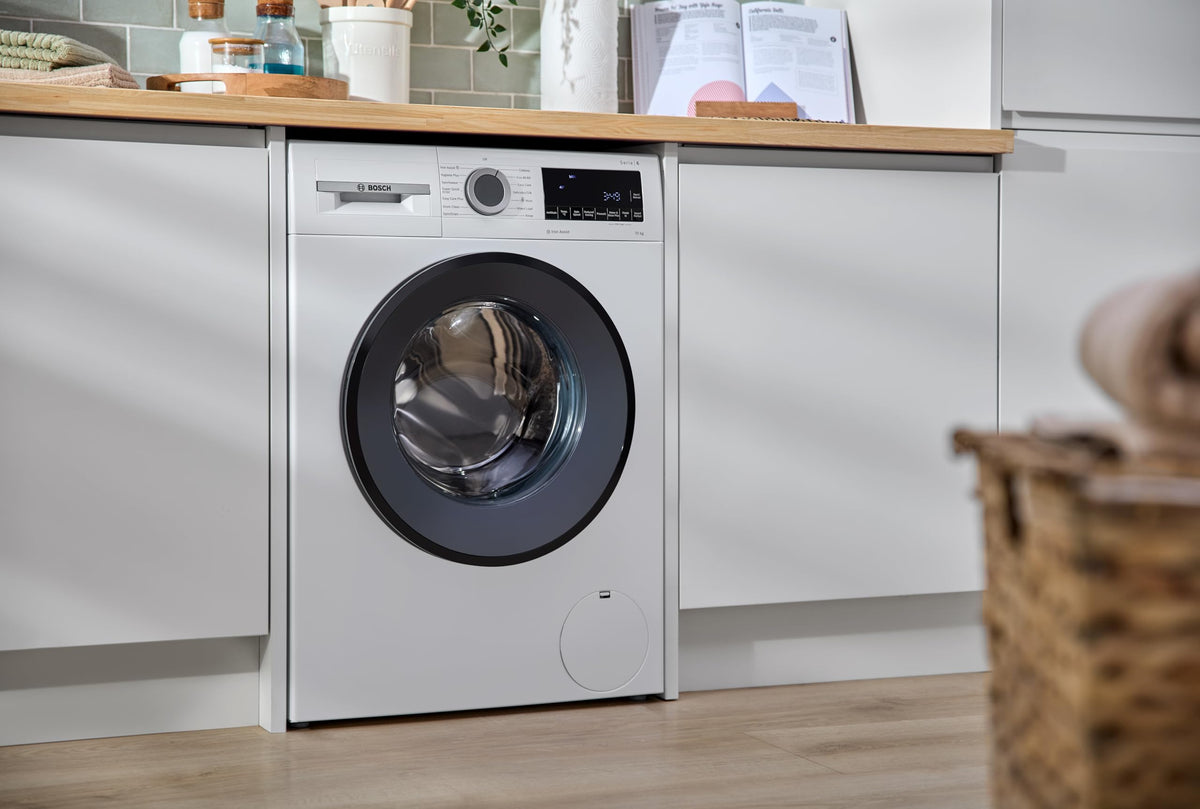 Bosch Series 6 WGJ25400GB Washing Machine, 10kg, 1400rpm, Energy Rating A, Freestanding, White