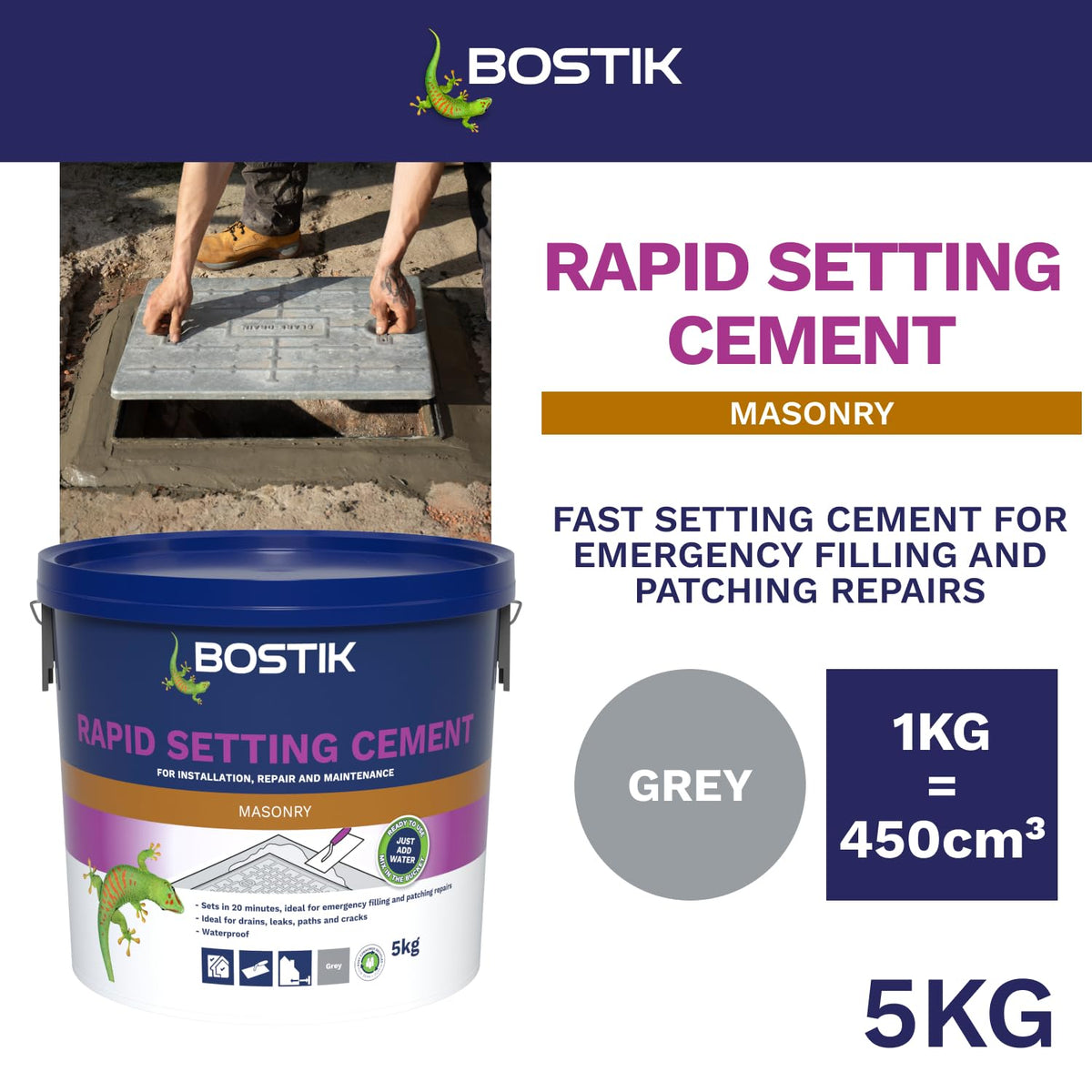 Bostik Rapid Setting Cement 10kg