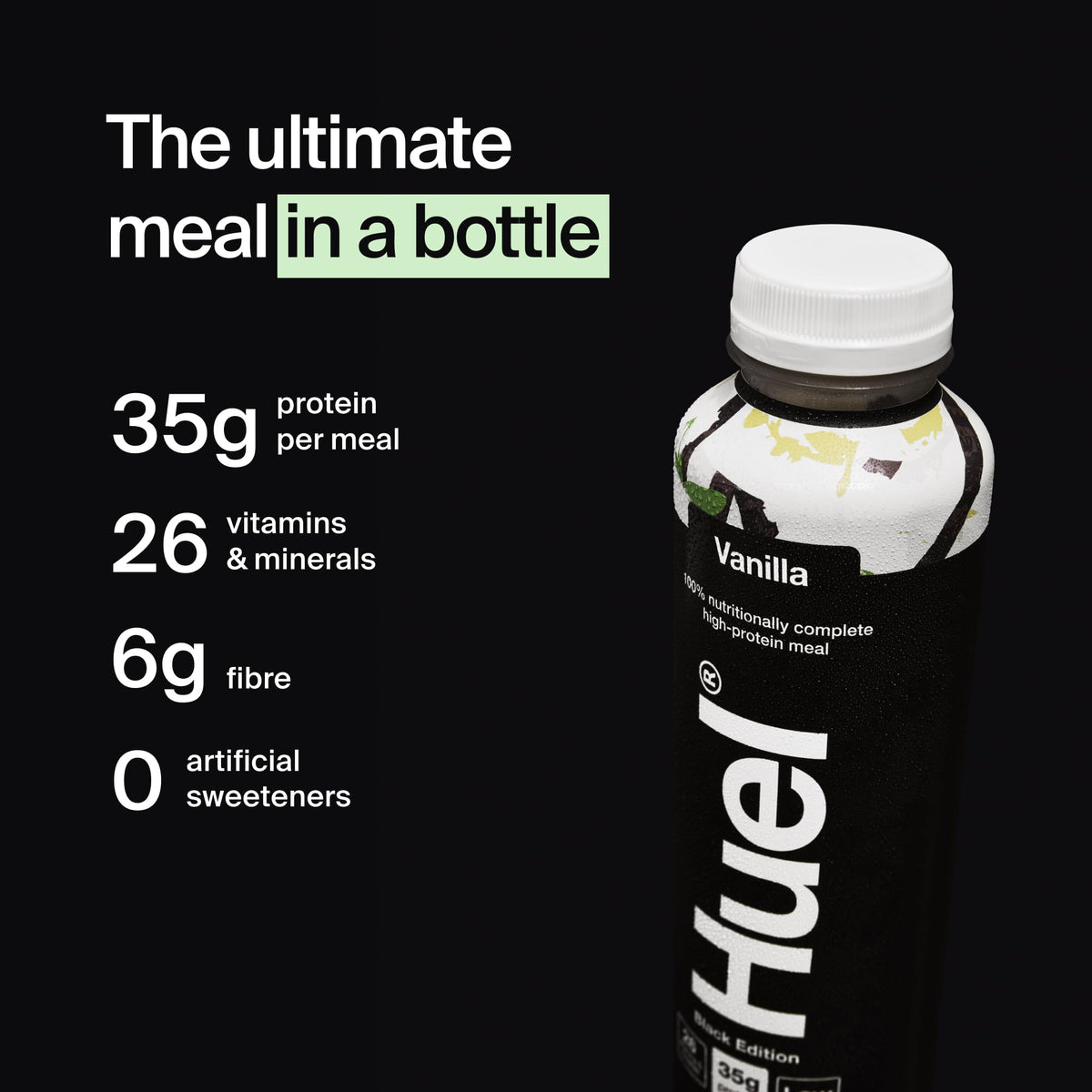 Huel Black Edition RTD | 12x500ml 35g Protein | Chocolate