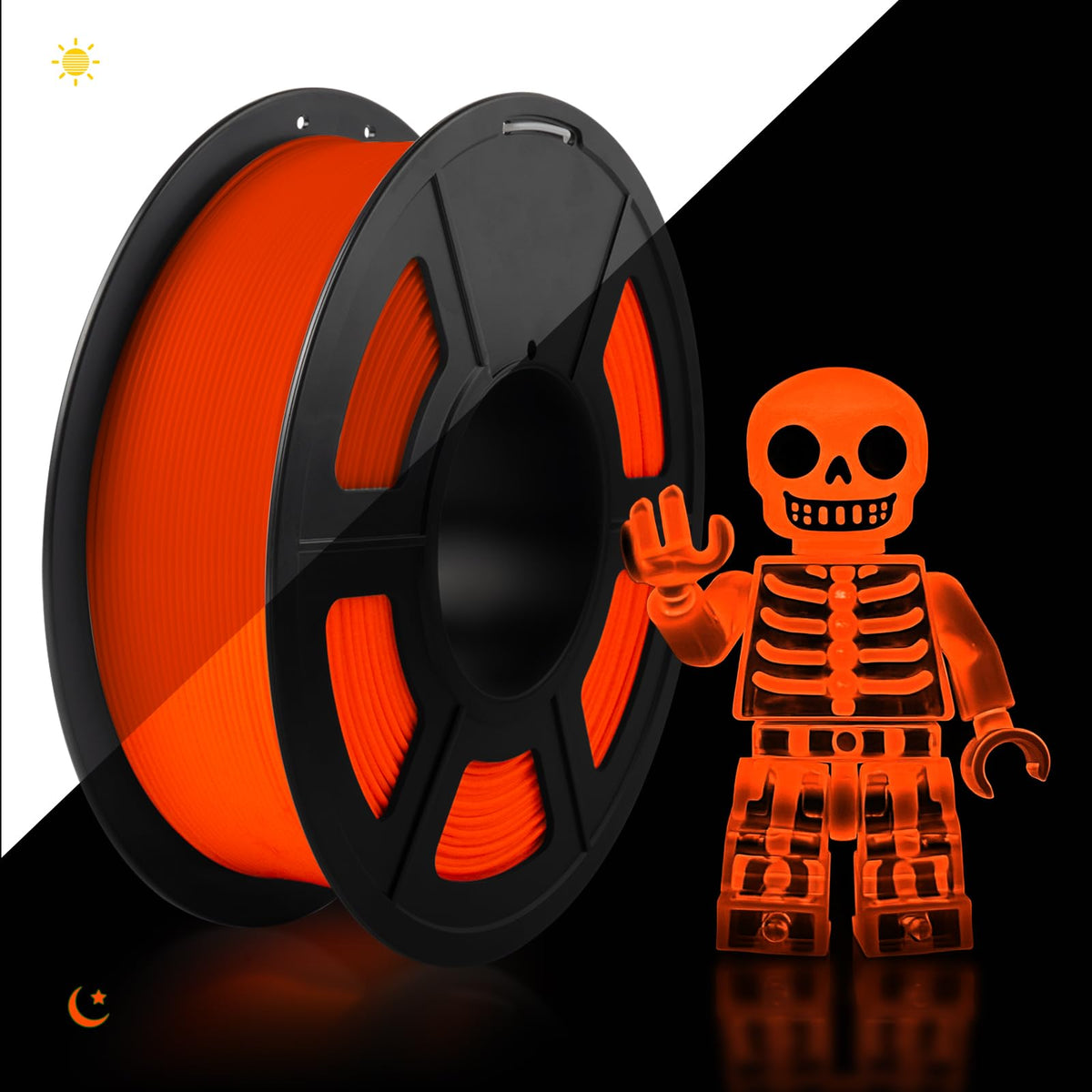 TECBEARS PETG Filament 1.75mm Black 1KG, High Strength & Toughness