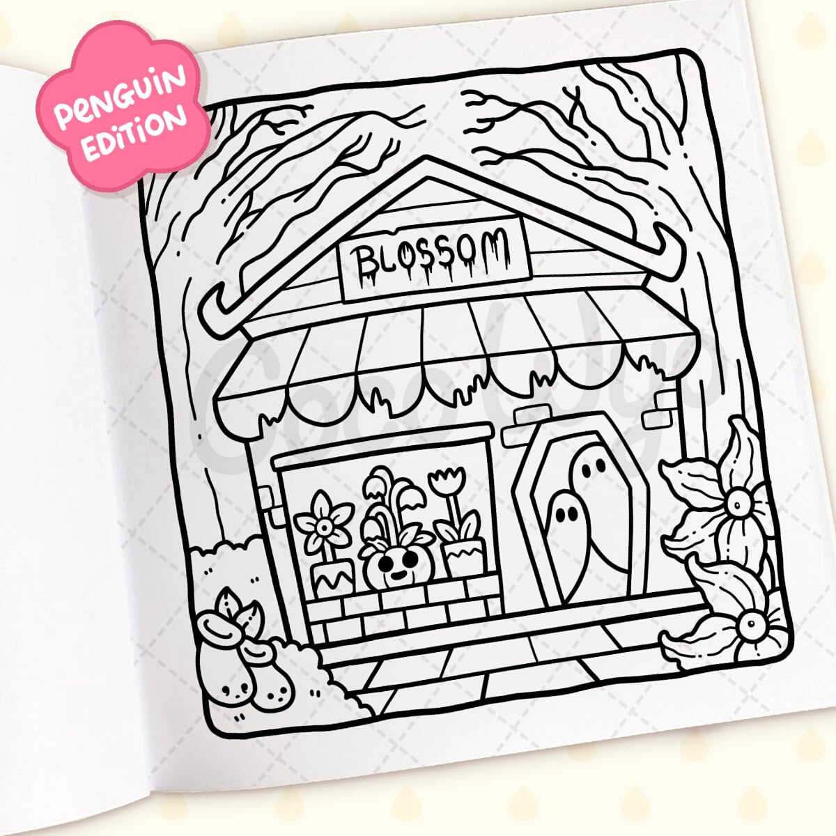 Spooky Cutie: A cute and comfy colouring book, perfect for Halloween (Coco Wyo)