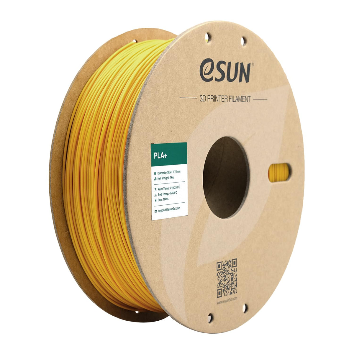 eSUN PLA+ 3D Printing Filament 1KG(2.2lbs), Enhanced Toughness, Cold White
