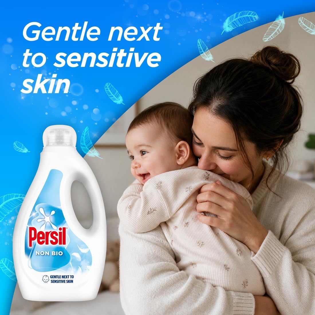 Persil Non Bio Laundry Washing Liquid Detergent 95 washes (2.565 L)