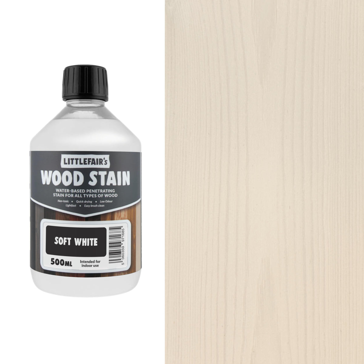 Littlefair's Wood Stain Water-Based - (Very Red Mahogany) – Non-Toxic, Eco-Friendly & Quick Drying - Easy-to-Apply, Concentrated Formula for All Wood Types – 15ml Tester Pot