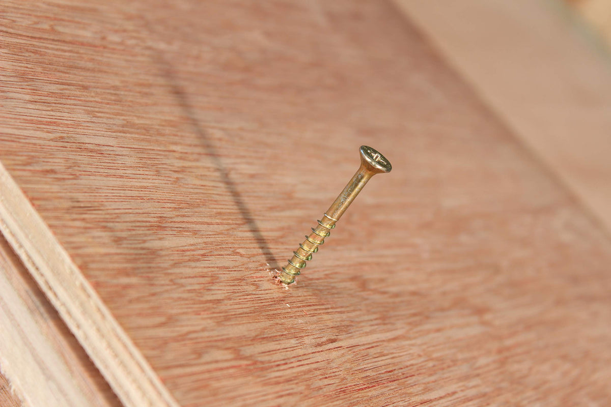 TIMCO Solo Chipboard & Woodscrews - Gold - 6.0 x 90mm - 60090SOLOC