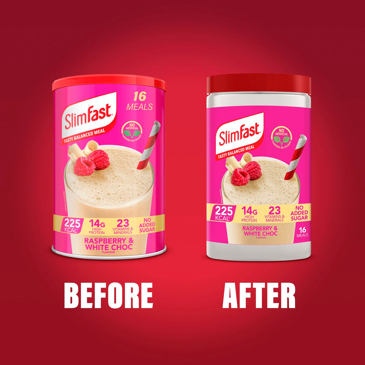 SlimFast • Meal Replacement Powder • Caramelised Biscuit Flavour • 584g